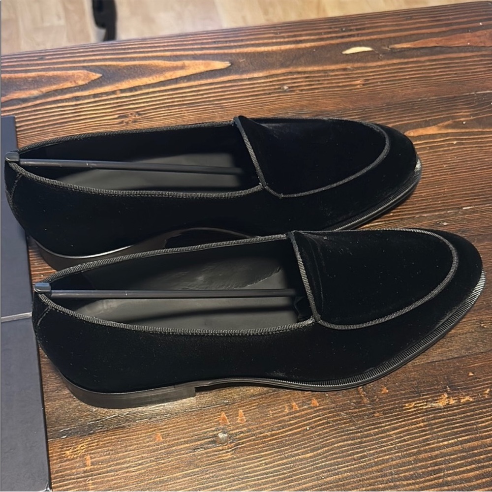 Suitsupply Black Velvet Loafers